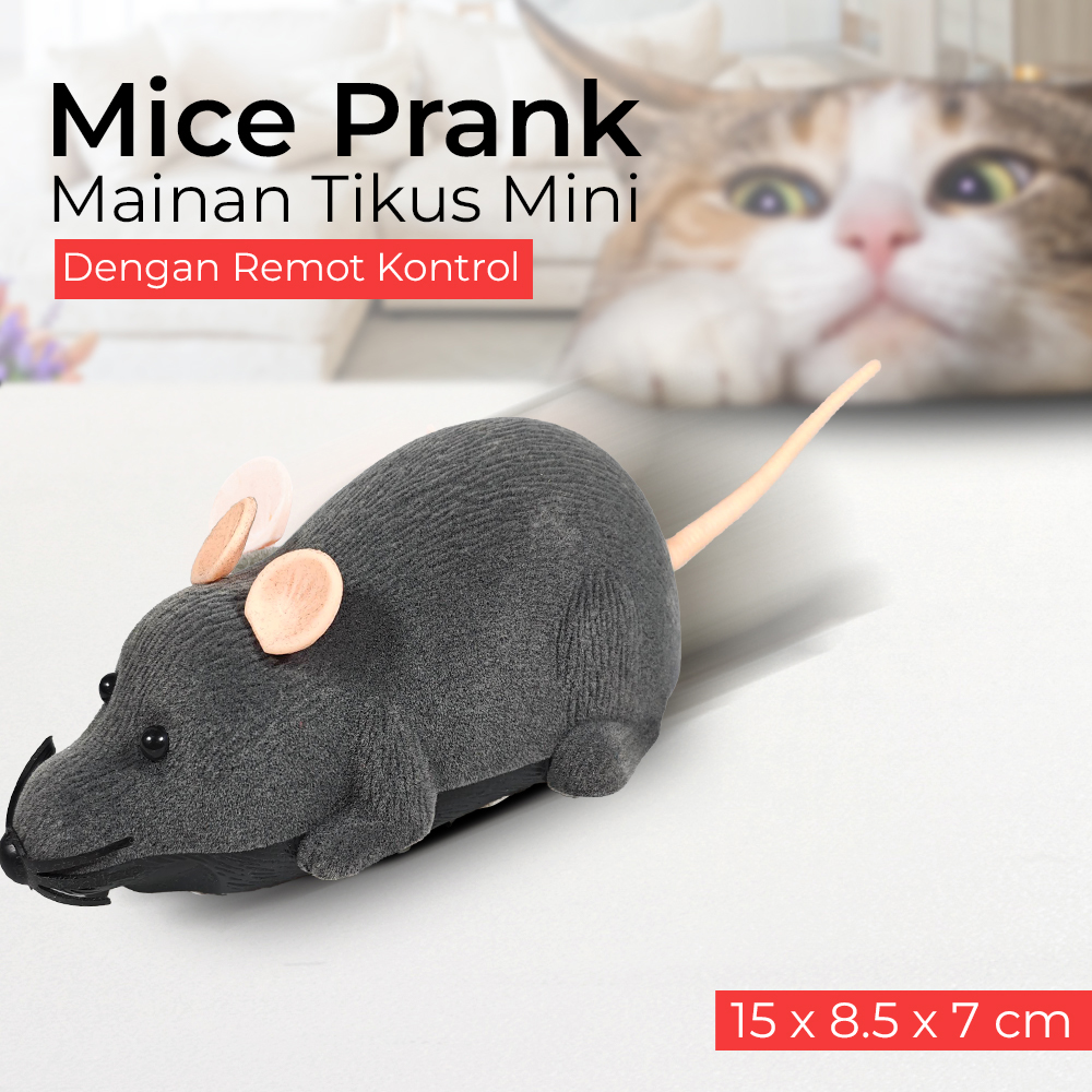 Gambar produk Mice Prank Mainan Tikus Mini Dengan Remot Kontrol - ST-222