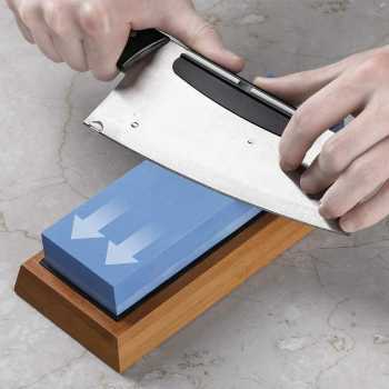 Gambar produk Onetwone Batu Asah Pisau Whetstone Knife Sharpener 2 Side 2000/6000 - LB2-6
