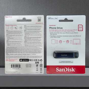Gambar produk SanDisk Phone Drive USB Type-C Lightning 90MB/s 64GB - SDIXD0N