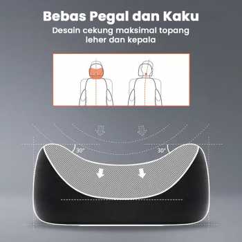 Gambar produk OTOHEROES Bantal Leher Mobil Ergonomis Memory Foam Car Headrest Pillow - DK-12
