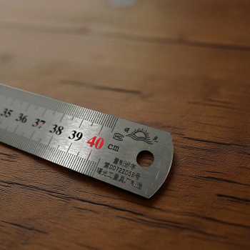 Gambar produk GASSEW Mistar Penggaris Alat Ukur Besi Capentry with Ruler Positioning 40cm - DB6