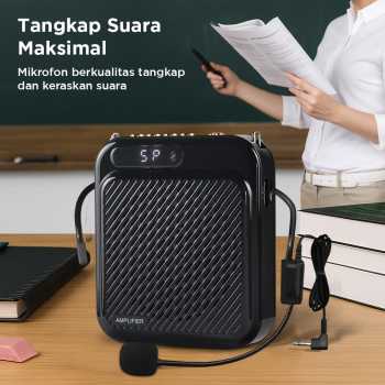 Gambar produk Proms Speaker Pinggang Bluetooth Voice Amplifier Wired 3W - S60
