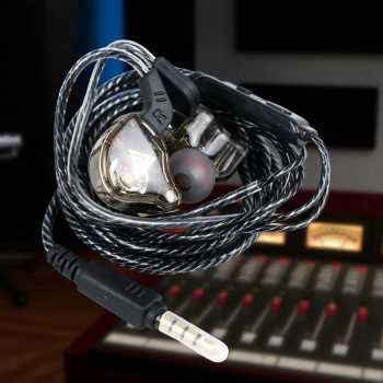 Gambar produk QKZ HiFi Earphone Bass Dynamic Driver with Mic - QKZ-AK6