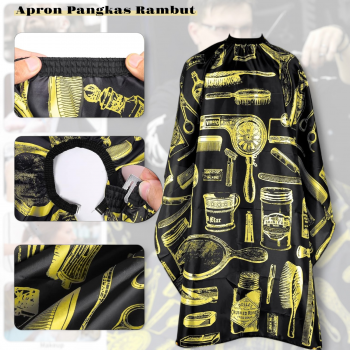 AliLeader Jubah Apron Pangkas Rambut Salon Barbershop Cape 140x110cm - FM-11M