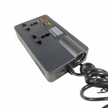 Gambar produk FMA Car Power Inverter DC12/24V to AC220V 200W 4 USB Port - C11-A