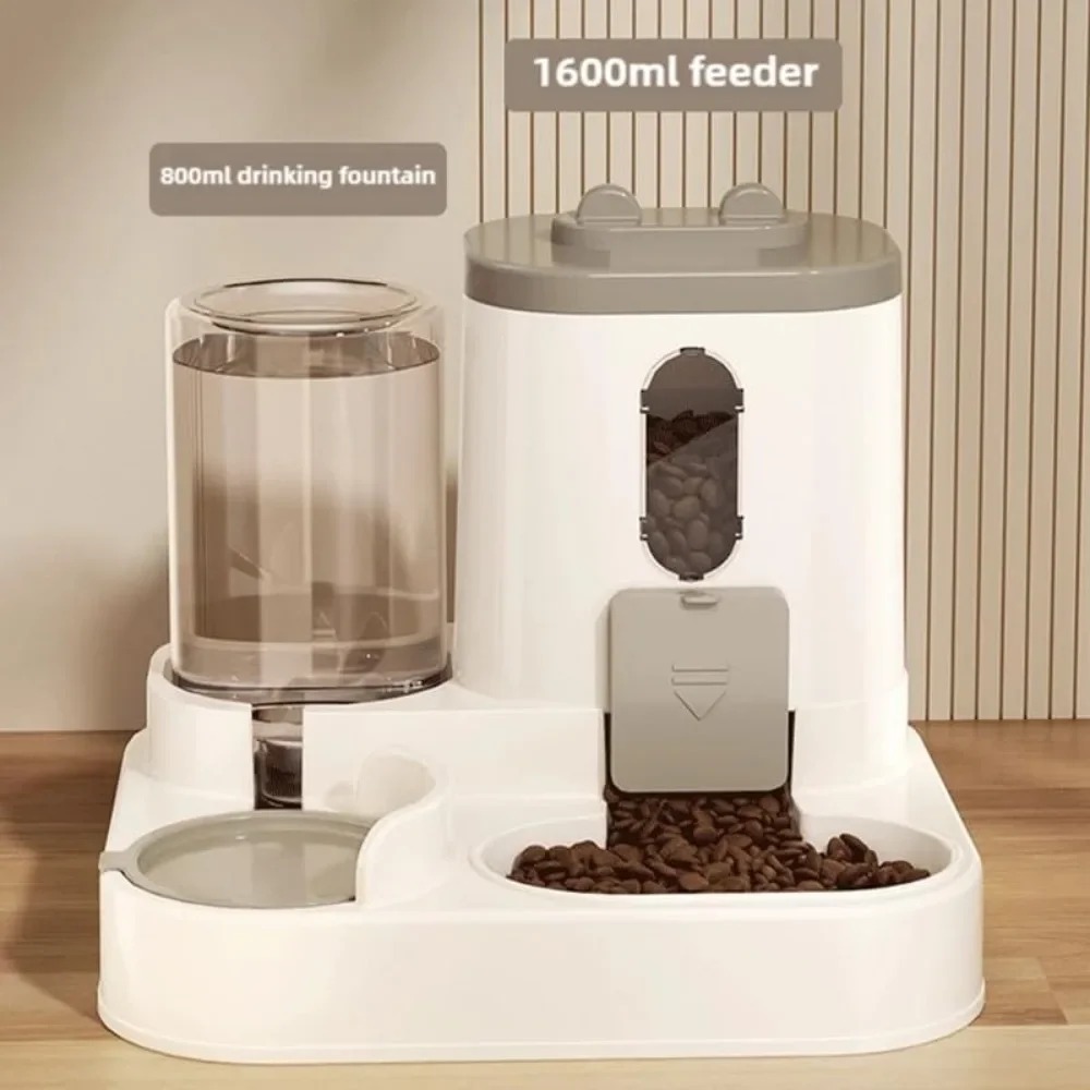 Gambar produk XYNYAN Tempat Makan Minum Anjing Kucing 2in1 Pet Food Water Dispenser - DC-168