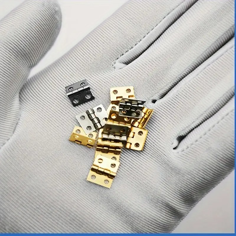 Gambar produk KitTraderEngsel Pintu Lemari Kabinet Door Hinge 4 Hole 10x8mm 10 PCS - KT581
