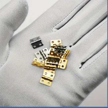 Gambar produk KitTraderEngsel Pintu Lemari Kabinet Door Hinge 4 Hole 10x8mm 10 PCS - KT581