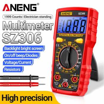 Gambar produk ANENG Digital Multimeter Voltage Tester LCD Backlit Screen - SZ306