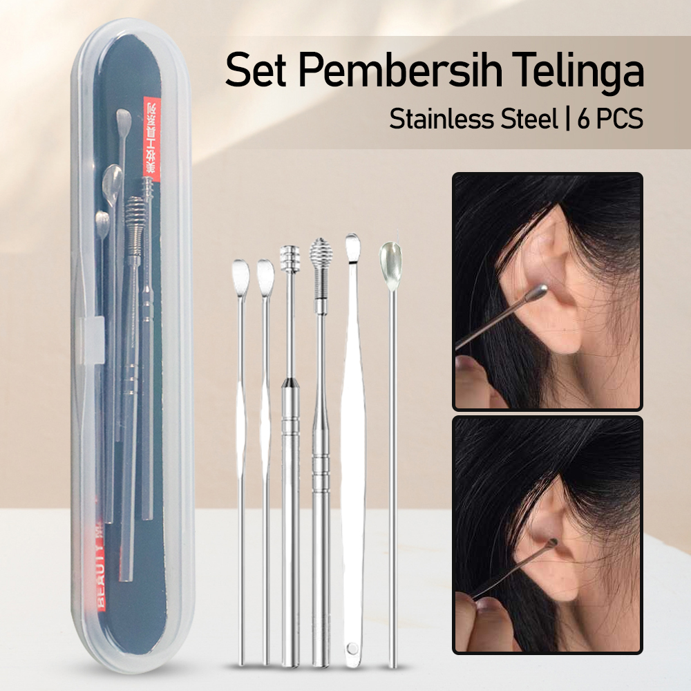 Gambar produk CWE Set Pembersih Telinga Korek Kuping 6 PCS - CW35