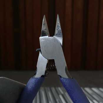 Gambar produk RUITOOL Tang Pemotong Miniatur Plastik Gunpla Nipper Plier Double Edge - RT12