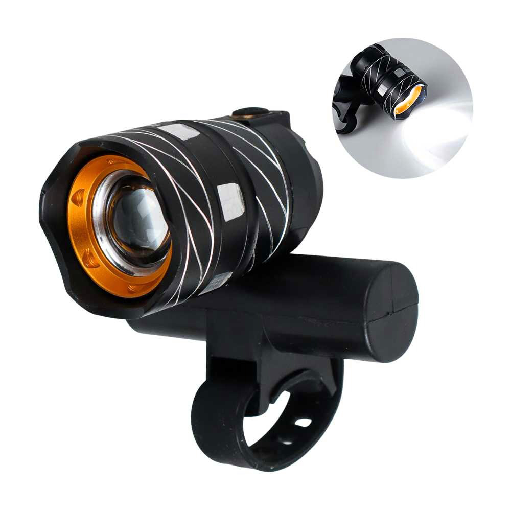 Gambar produk TaffLED Lampu Depan Sepeda Rechargeable LED CREE XML-T6 Waterproof - ZK30