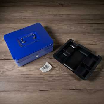 Gambar produk TaffGUARD Kotak Uang Brankas Dokumen Cashbox Key Lock 25x20x9CM - HC-6605