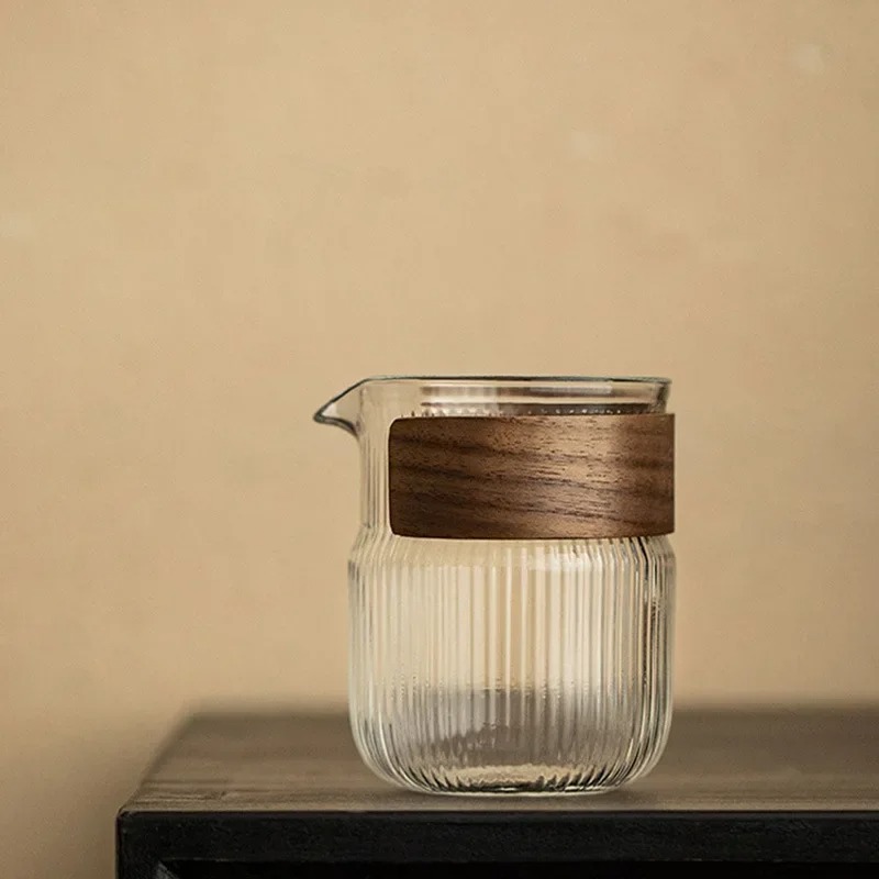 Gambar produk QIXAN Gelas Pitcher Teh Borosilicate Tea Divider Fair Cup 300ml - XZ-300