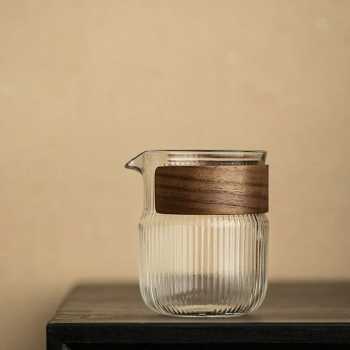 Gambar produk QIXAN Gelas Pitcher Teh Borosilicate Tea Divider Fair Cup 300ml - XZ-300