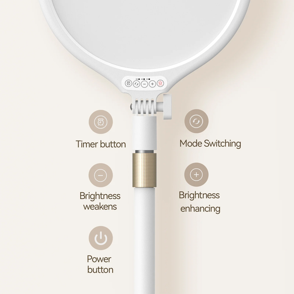 Gambar produk TELESIN Lampu Fill Light Dimmable 3in1 Temperature Flicker Free Desktop Version - P5-BGD