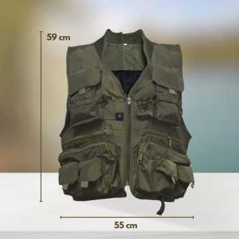 Gambar produk Deukio Rompi Pancing Fishing Vest Quick Dry Jacket XL - GDS09
