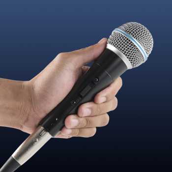 Gambar produk ARPENO Microphone Cardioid Dynamic Wired for Shure Karaoke BBOX - SM58