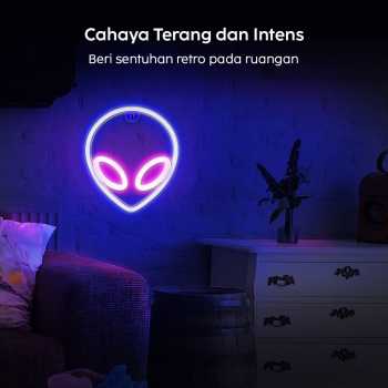 Gambar produk KEY-WIN Lampu Hias LED Neon Flex Battery and USB Power 1W Alien - M04