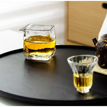 Gambar produk GLAADMORE Gelas Teko Teh Pitcher Zen Heat Tea Hammer Pattern 180ml - GLA2
