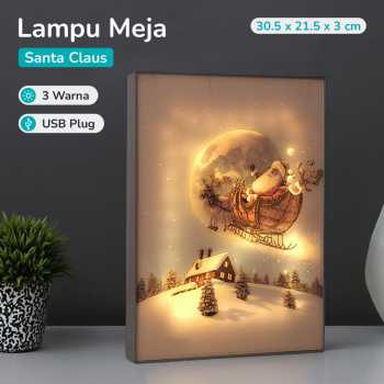 YORYZENG Lampu Meja Hias Lukisan 3in1 Color LED USB 30.5cm - YY31