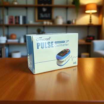 Gambar produk TaffOmicron Fingertip Pulse Oximeter Alat Ukur Saturasi Oksigen Darah - A6