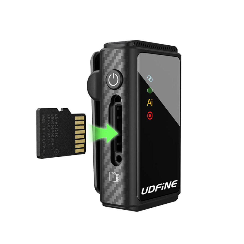 Gambar produk Udfine Mikrofon Wireless Lavalier Microphone Type C Lightning 2.4G - Udfine Mic Ultra