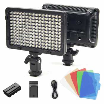 Gambar produk Tolifo Lampu LED Kamera Video Studio Fill Light Rechargeable 11W - PT-176S