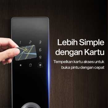 MAISUSTY Smart Door Lock TTLock App Fingerprint Password Card - G3F Gambar produk MAISUSTY Smart Door Lock TTLock App Fingerprint Password Card - G3F