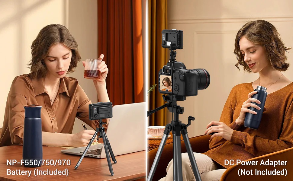 Gambar produk Tolifo Lampu LED Kamera Video Studio Fill Light Rechargeable 11W - PT-176S