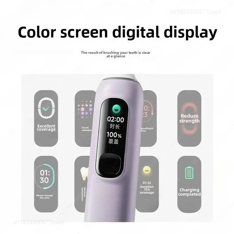 Gambar produk Xiaomi Mijia Sikat Gigi Elektrik Sonic Sweep Vibration LCD IPX8 - MES610