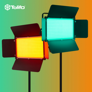 TOLIFO Lampu Kamera Foto Video Adjustable RGB LED Studio Flash 150W - GK-S150RGB