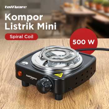 Gambar produk Taffware Kompor Listrik 1 Tungku Mini Portable Coil Hot Plate 500W - WY-03B
