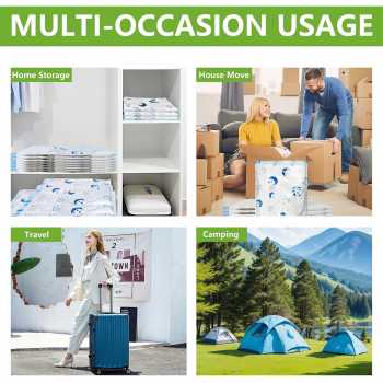 Gambar produk TRIPACK Kantong Plastik Vakum Pakaian Multifungsi Vacuum Bag 1 PCS 70x100cm - TMS-10