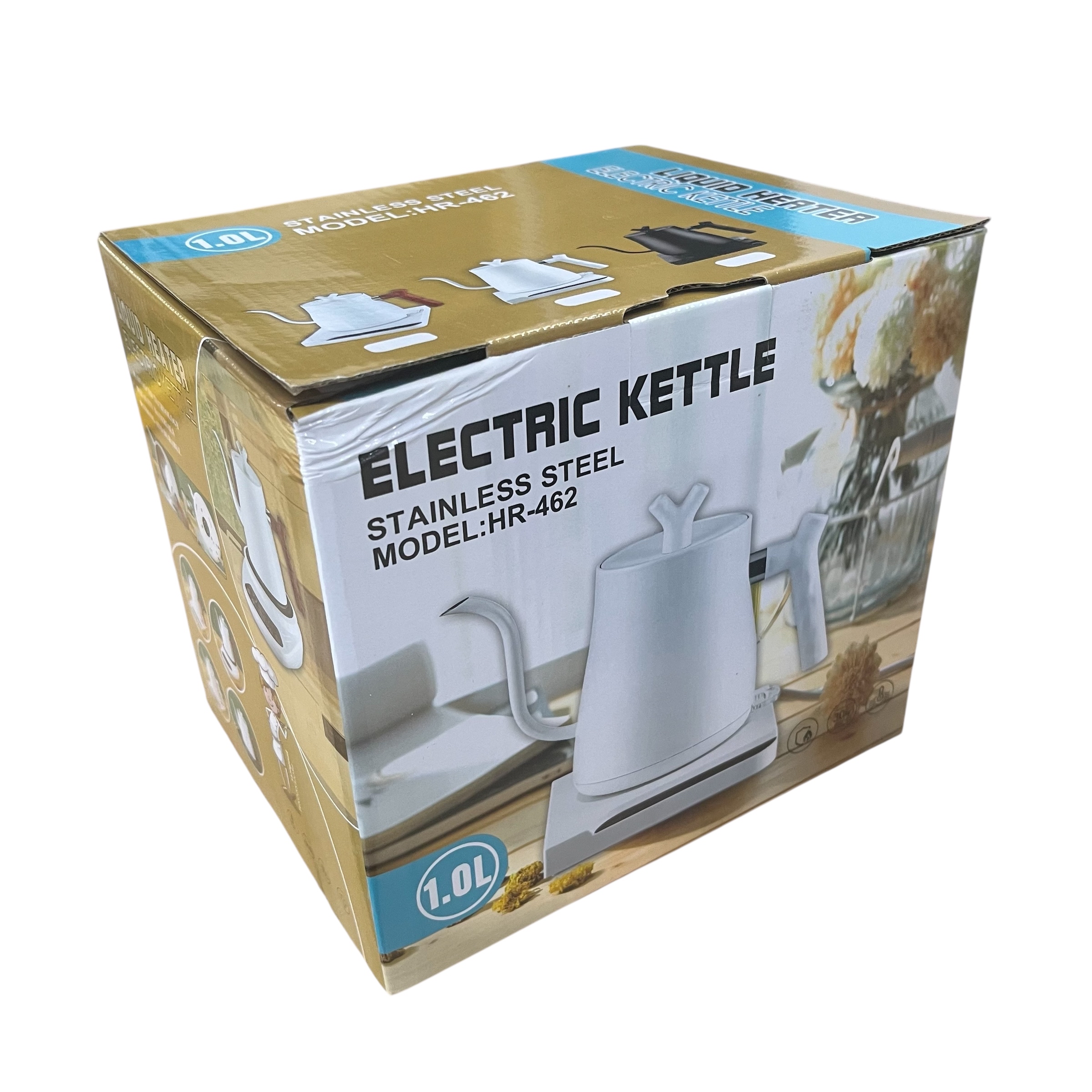 Gambar produk One Two Cups Teko Listrik Kopi Pemanas Air Electric Heater 1000W 1L - HR-462