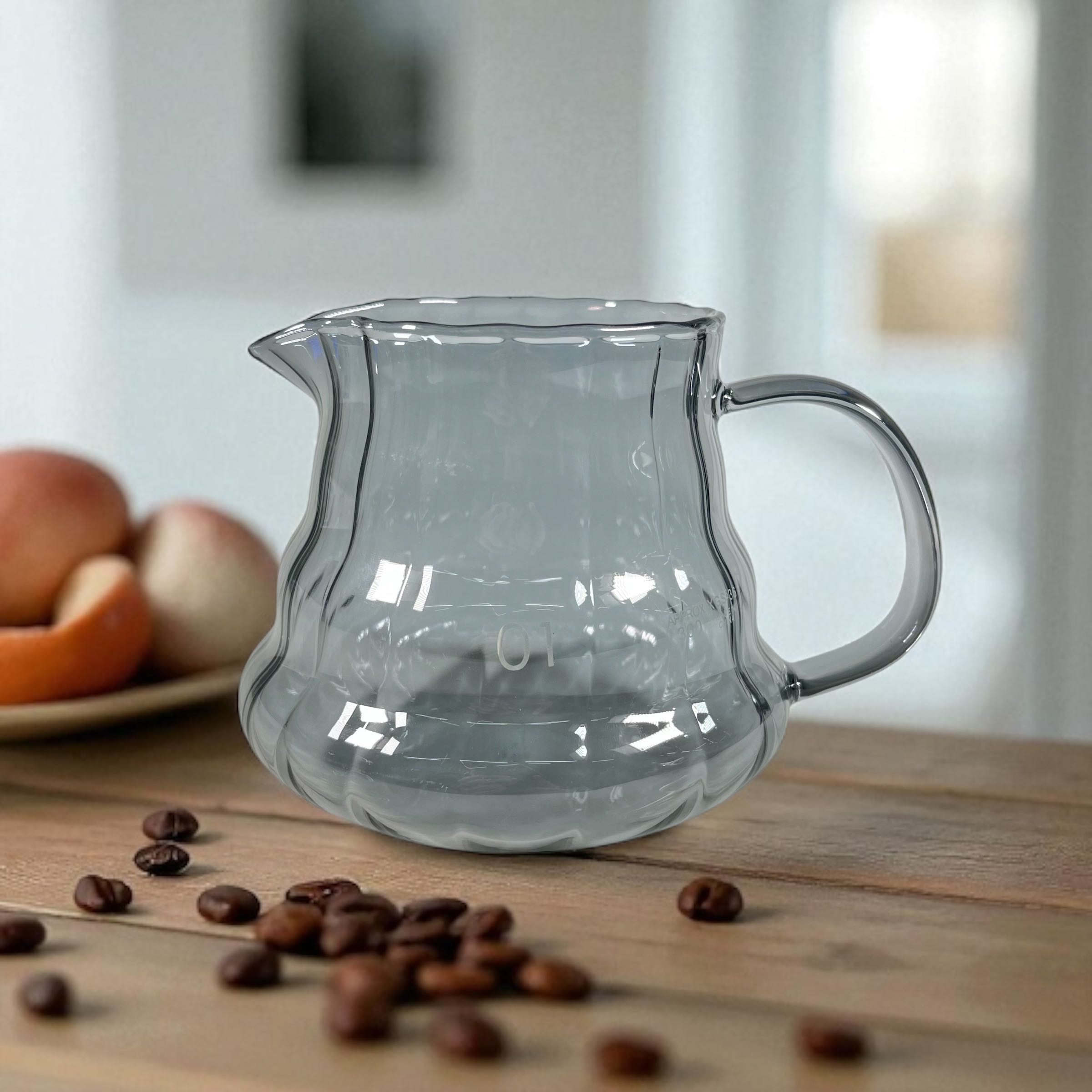 Gambar produk GIANXI Teko Kopi Coffee Server V60 Drip Pour Over Borosilicate Glass 360ml - XGS-36/60