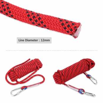 Gambar produk Dioche Tali Outdoor Darurat Panjat Tebing Survival Fire Rope 10mm 10M - DC390