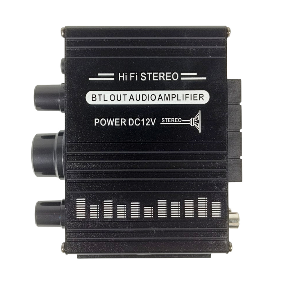 Gambar produk Lepy Hi-Fi Mini Stereo Car Amplifier Treble Bass Booster - AK-170
