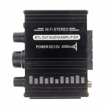 Gambar produk Lepy Hi-Fi Mini Stereo Car Amplifier Treble Bass Booster - AK-170