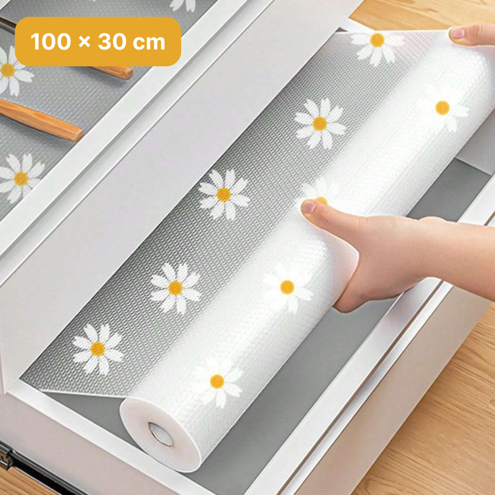 Gambar produk Daizy Alas Laci Lemari Anti Lembap Waterproof Cupboard Mat Shelf Liner 100x30cm - DZ057