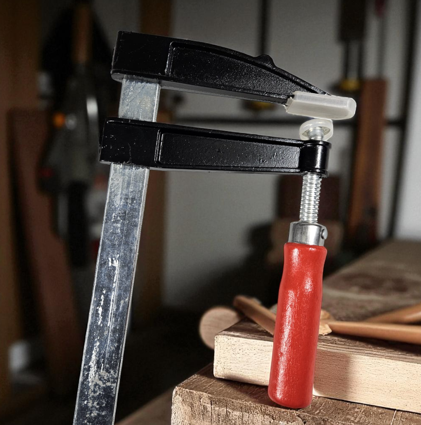 Gambar produk WORKPRO Klem F Clamp Jepit Papan Kayu Heavy Duty Woodworking 120x800mm - DEC04