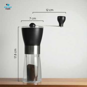 Gambar produk One Two Cups Alat Penggiling Kopi Manual Coffee Grinder Adjustable - TS-01