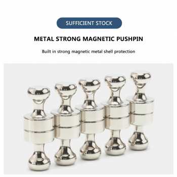 Gambar produk KELEIN Gantungan Magnet Push Pin Thumbtacks Refrigerator 25x30mm 5 PCS - K530