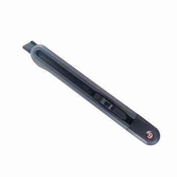 Gambar produk Deli Pisau Cutter Auto Lock Snap Off Blade 13 Cutting Edges SK2 9mm - HT4009
