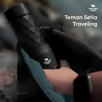 One Two Cups Hand Press Mini Espresso Coffee Maker 3in1 20 Bar 120ml - HS-8439 Gambar produk One Two Cups Hand Press Mini Espresso Coffee Maker 3in1 20 Bar 120ml - HS-8439