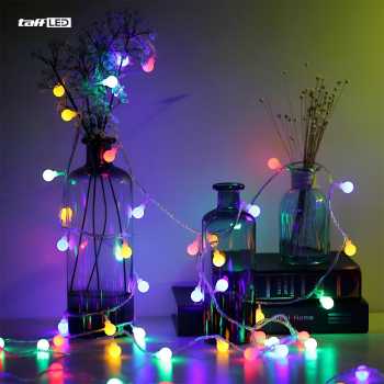 TaffLED Lampu Hias String Lights Fairy Garland Waterproof 40 LED 5.8M - XD200 Gambar produk TaffLED Lampu Hias String Lights Fairy Garland Waterproof 40 LED 5.8M - XD200