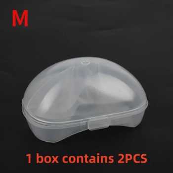 Gambar produk HC Pelindung Puting ASI Breastfeeding Nipple Sillicon Protector 1 Pair M - HMN002