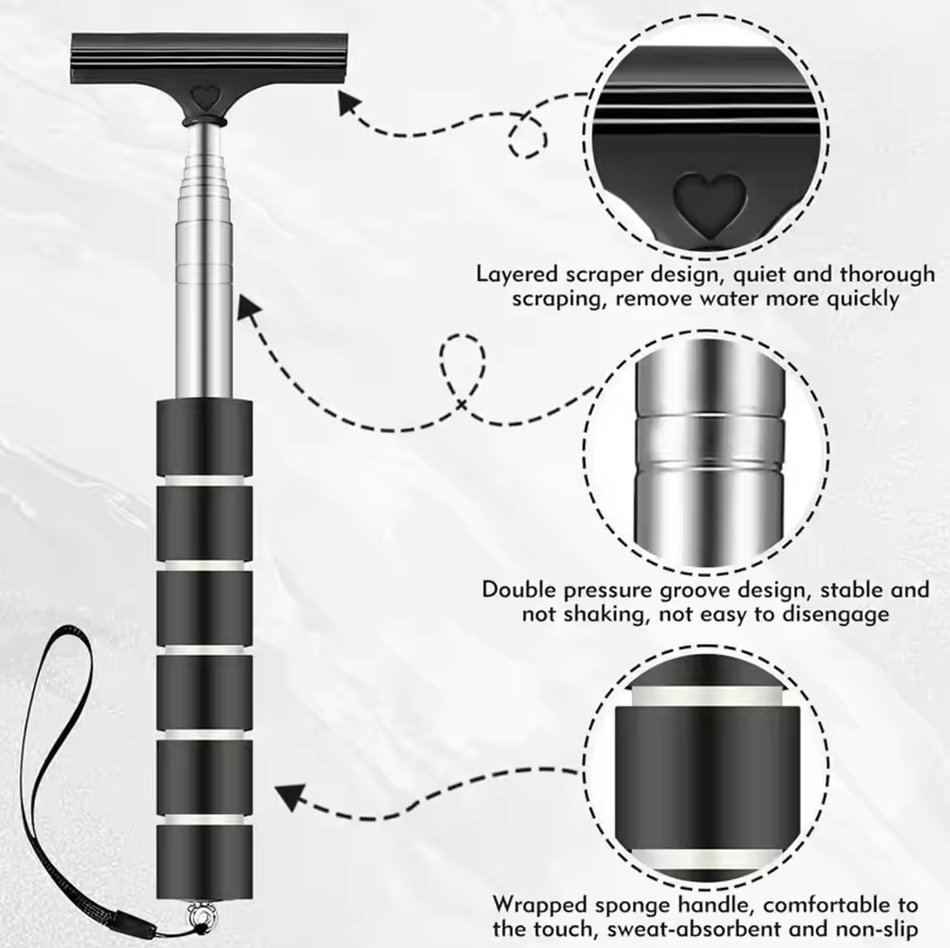 Gambar produk AIJAA Alat Pembersih Kaca Car Cleaning Brush Glass Portable Window - AI7