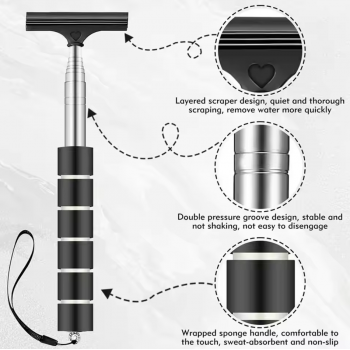 Gambar produk AIJAA Alat Pembersih Kaca Car Cleaning Brush Glass Portable Window - AI7