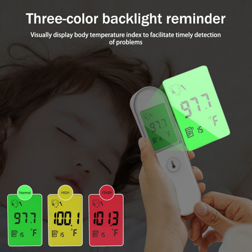 Gambar produk Yonker Termometer Suhu Badan Digital Thermogun Infrared Memory - YK-IRT4